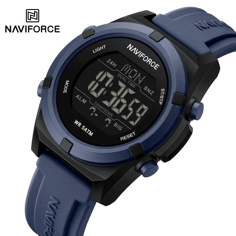 Sapphire Crystal Display - NAVIFORCE 2026 Watches For Men Clock