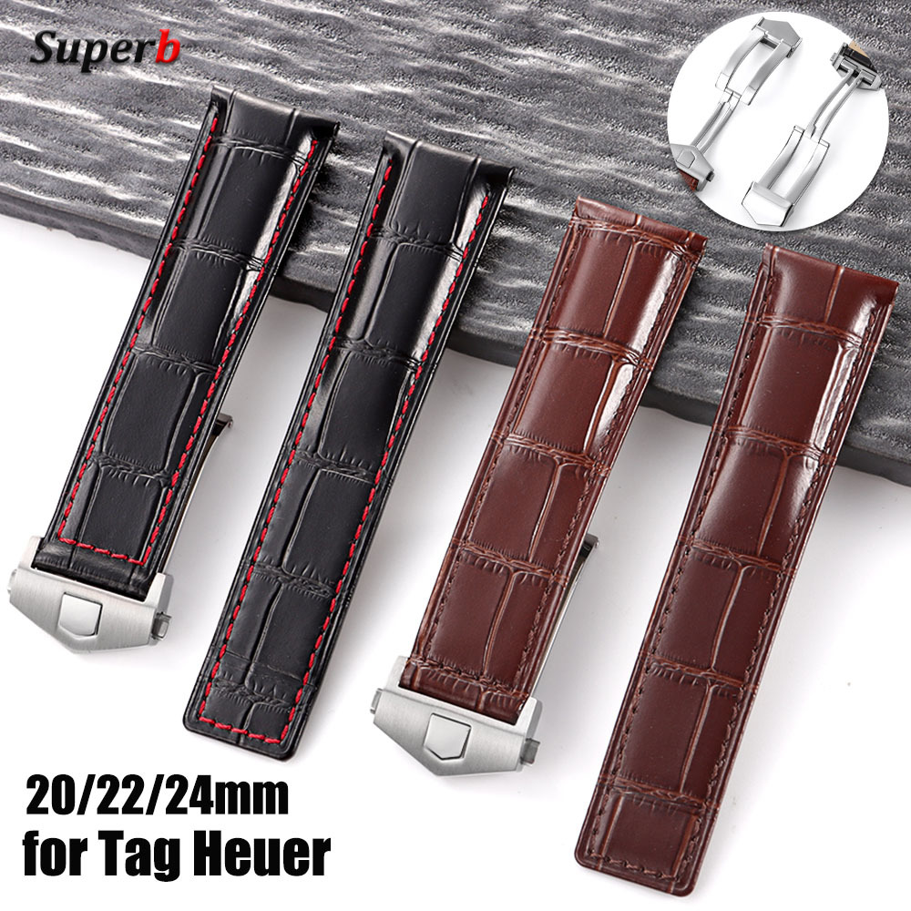 Tag Heuer Is Luxury Watch - Leather Cowhide Watch Strap 20/22/24 for