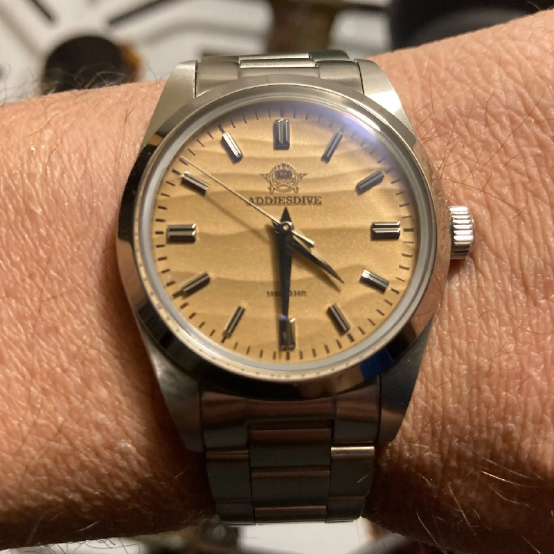 Luxury Watch Drawing - ADDIESDIVE New 36MM Quartz Watch for