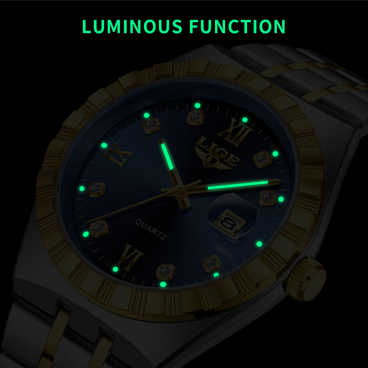 LIGE Top Brand Luxury Men Watc - Luxury Watch Brand review and price