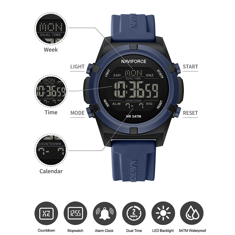 NAVIFORCE 2026 Watches For Men - Sapphire Crystal Display review and price