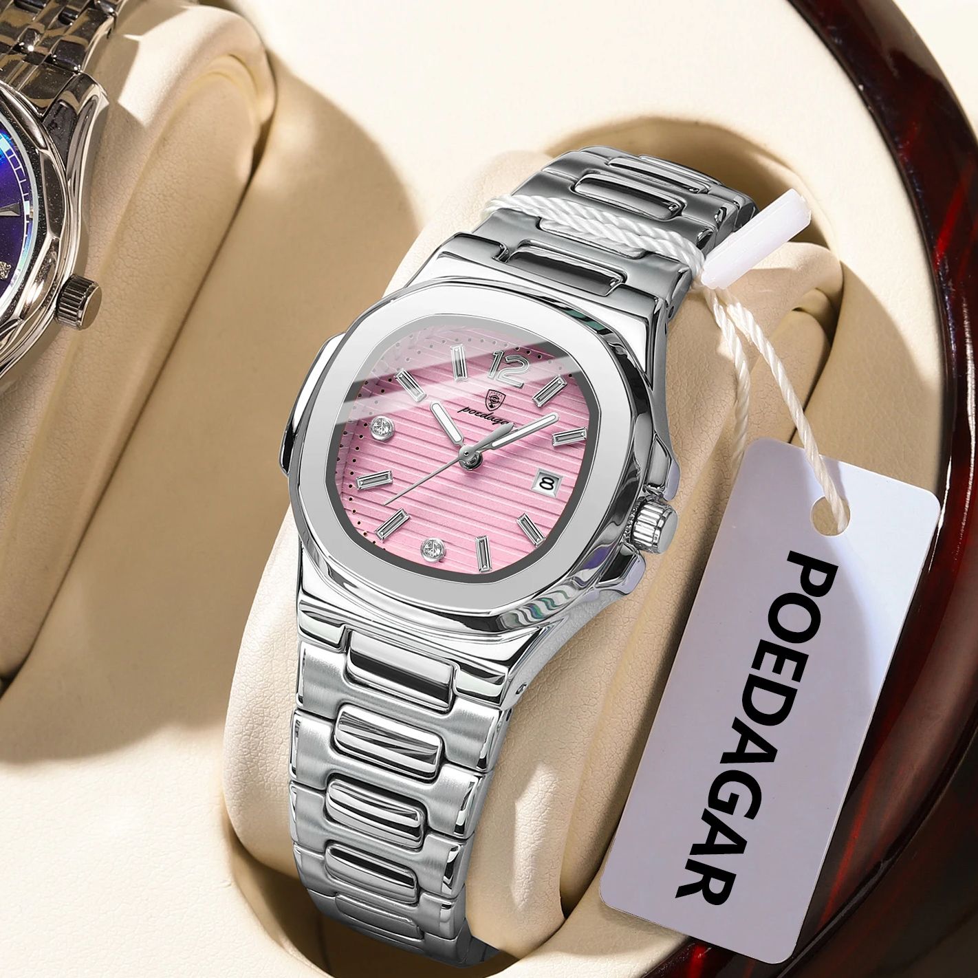 POEDAGAR Square Fashion Woman  - Luxury Watch Girl review and price
