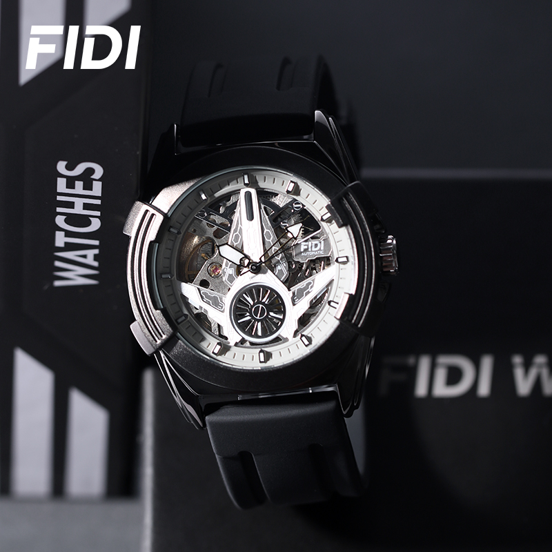 FIDI Automatic Mechanical Watc - Luxury Watch With Rubber Strap review and price