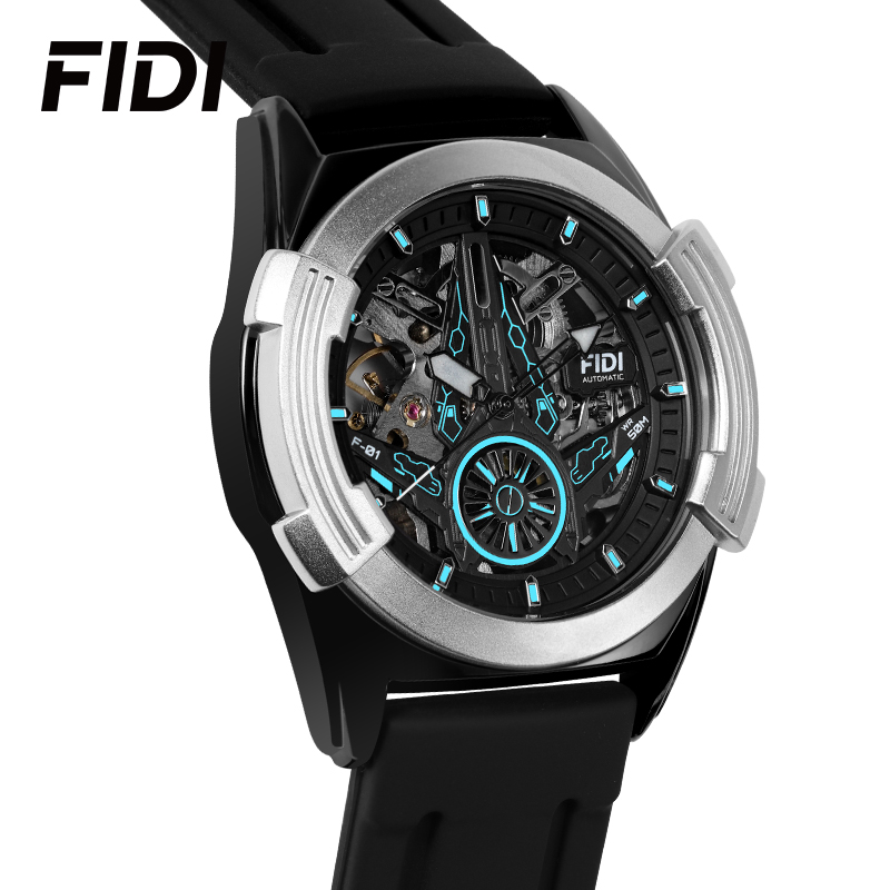 FIDI Automatic Mechanical Watc - Luxury Watch With Rubber Strap review and price