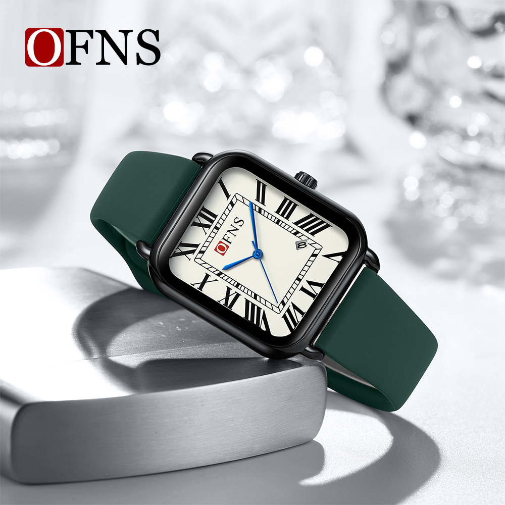 Ofns 1533 Roman numeral Men La - Luxury Watch With Rubber Strap review and price