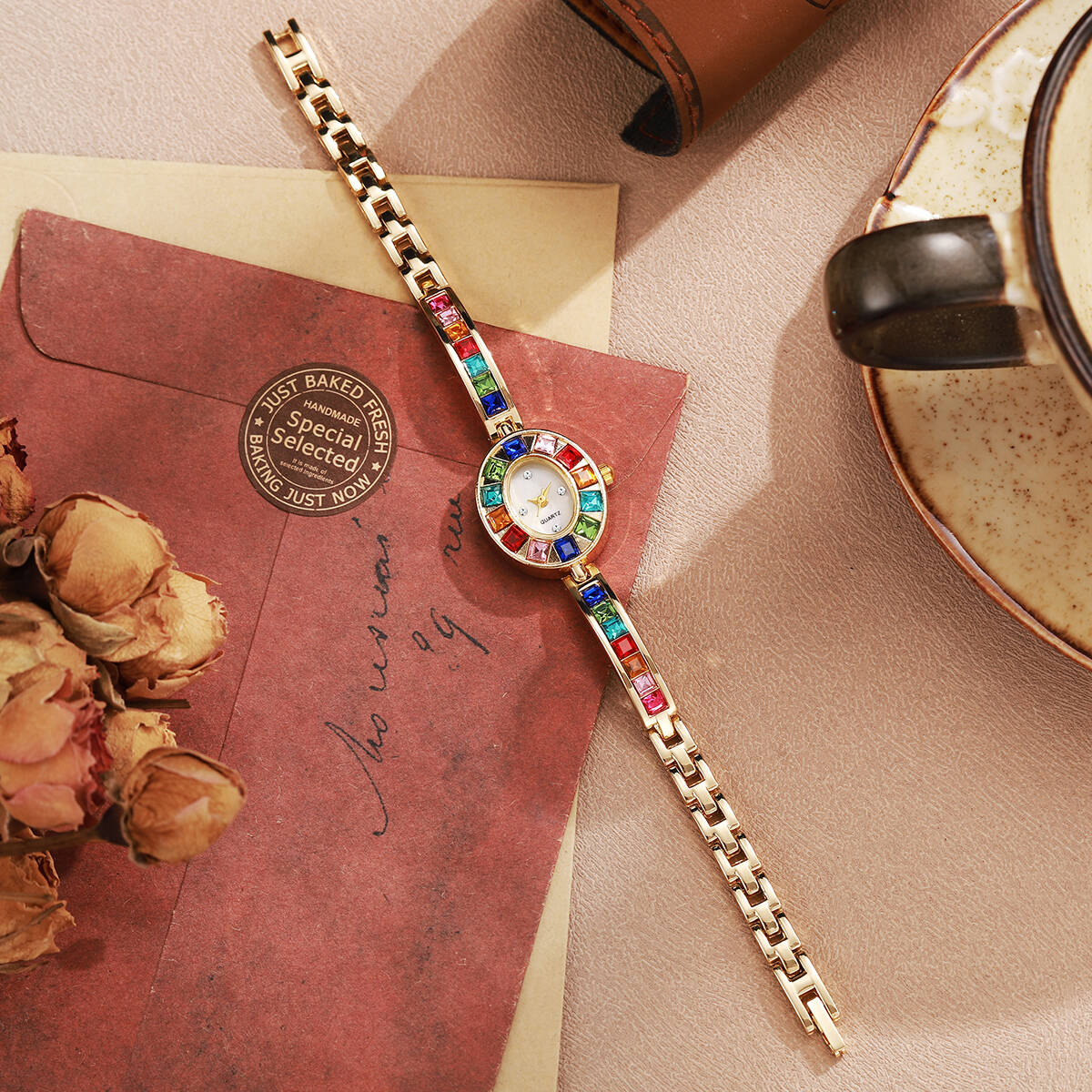 2PCS/Set Luxury Rhinestone Wom - Luxury Watch Girl review and price