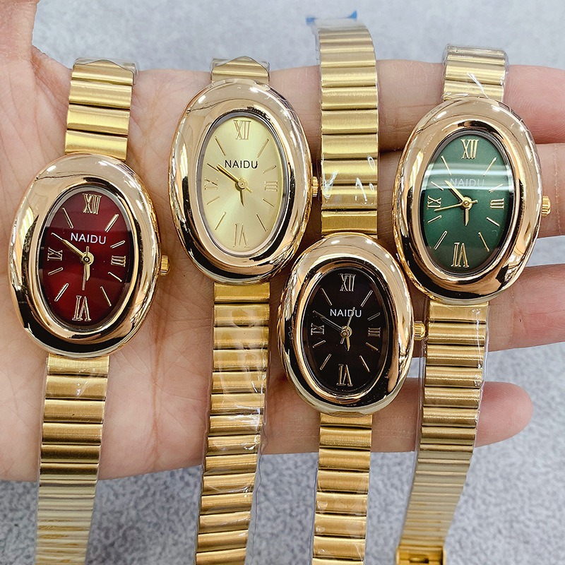 Luxury Brand Gold Oval Women Q - Luxury Watch Brand review and price