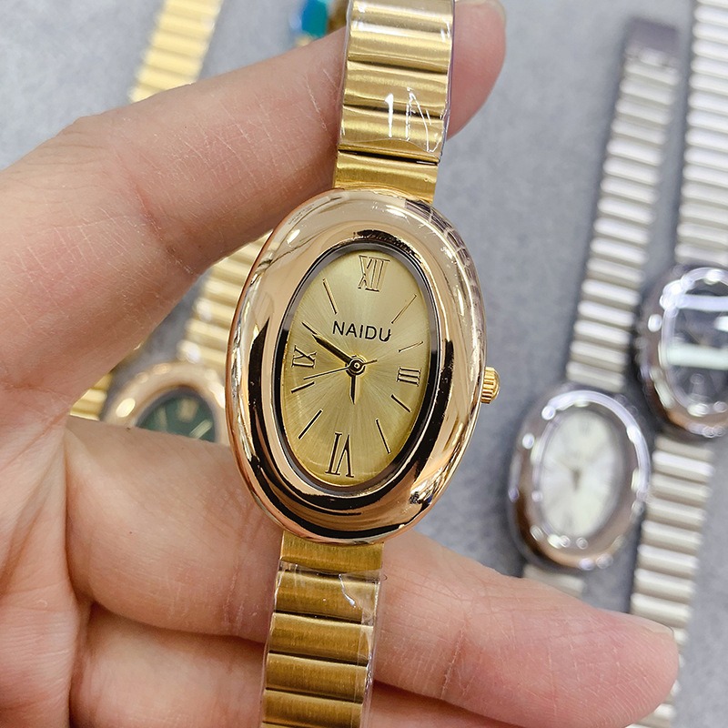 Luxury Brand Gold Oval Women Q - Luxury Watch Brand review and price