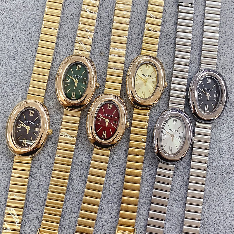 Luxury Brand Gold Oval Women Q - Luxury Watch Brand review and price