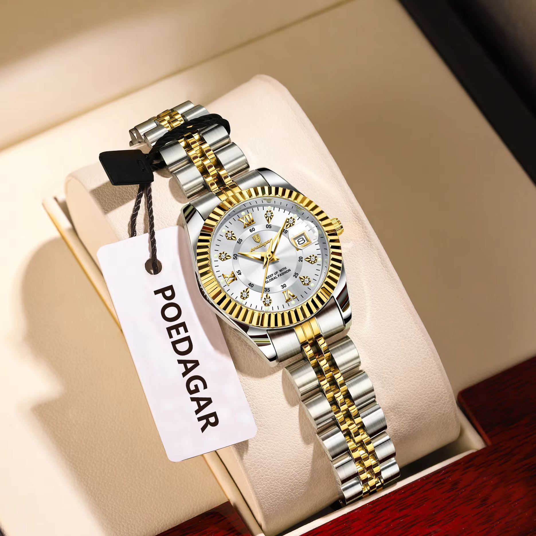 POEDAGAR Fashion Luxury Ladies - Luxury Watch Girl review and price
