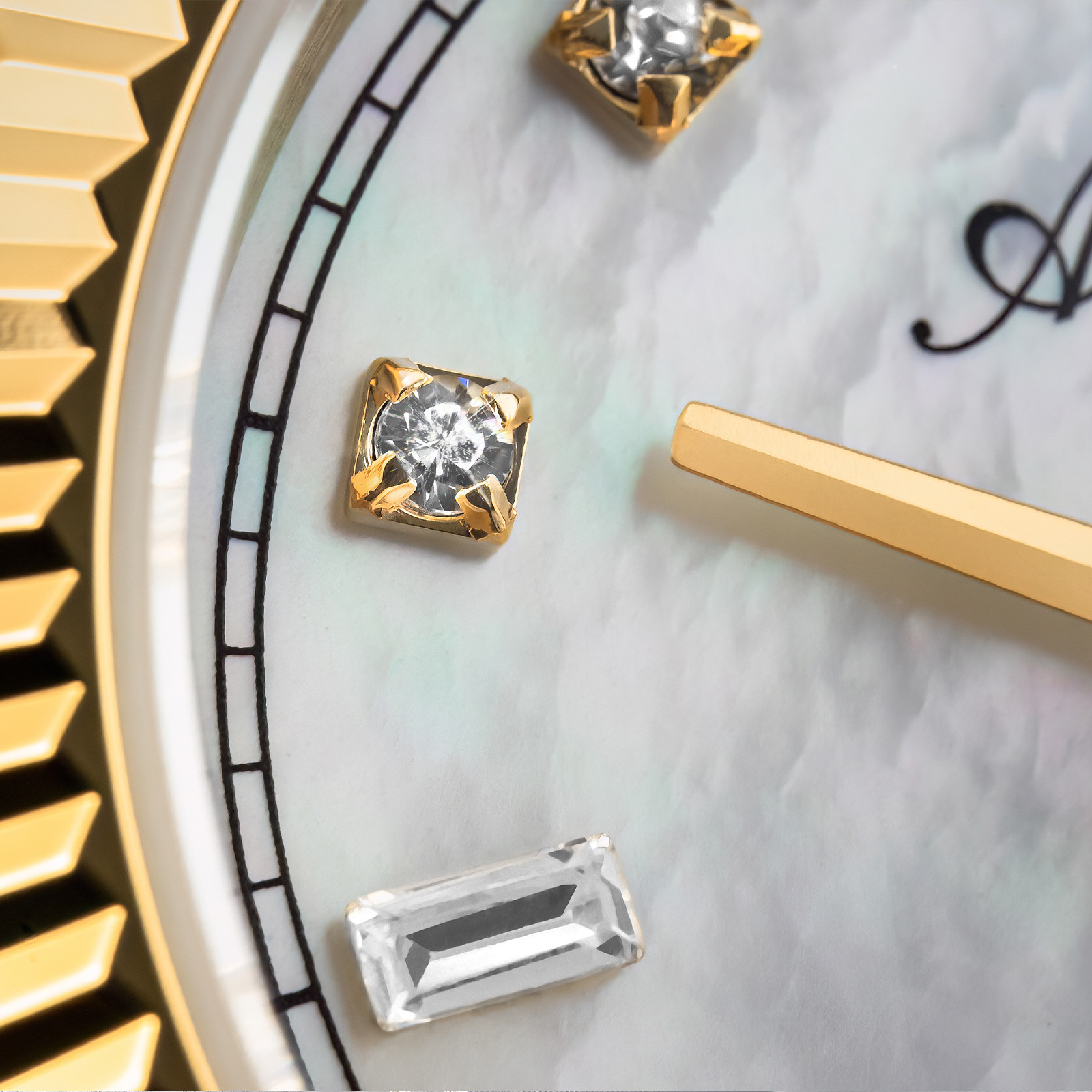 ADDIES Stainless Steel Date Di - Sapphire Crystal Display review and price