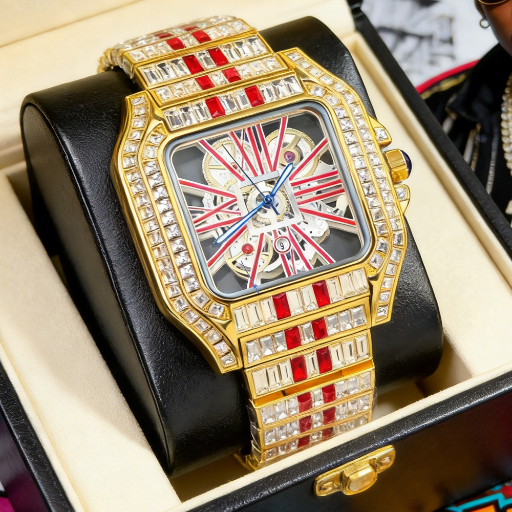 Hollow Luxury Bling Quartz Wri - Luxury Watch Winder review and price