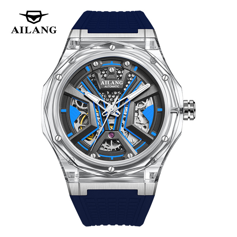 AILANG Brand Sports Men Mechan - Luxury Watch With Rubber Strap review and price