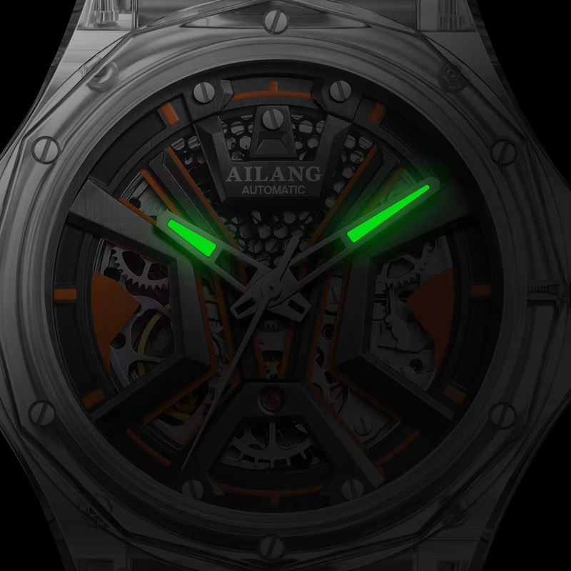 AILANG Brand Sports Men Mechan - Luxury Watch With Rubber Strap review and price