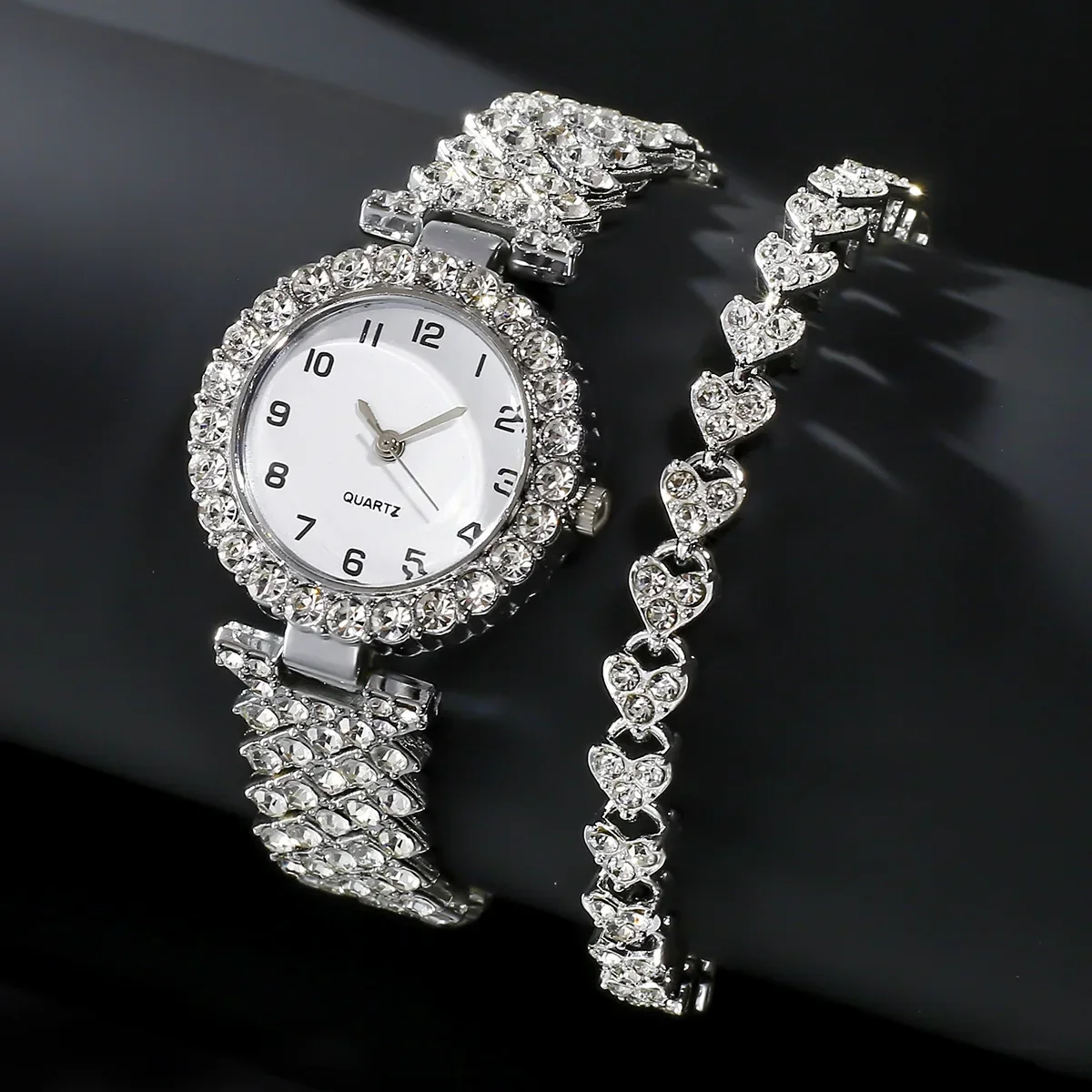 1pcs/2pcs Luxury Fashion Women - Luxury Watch Girl review and price