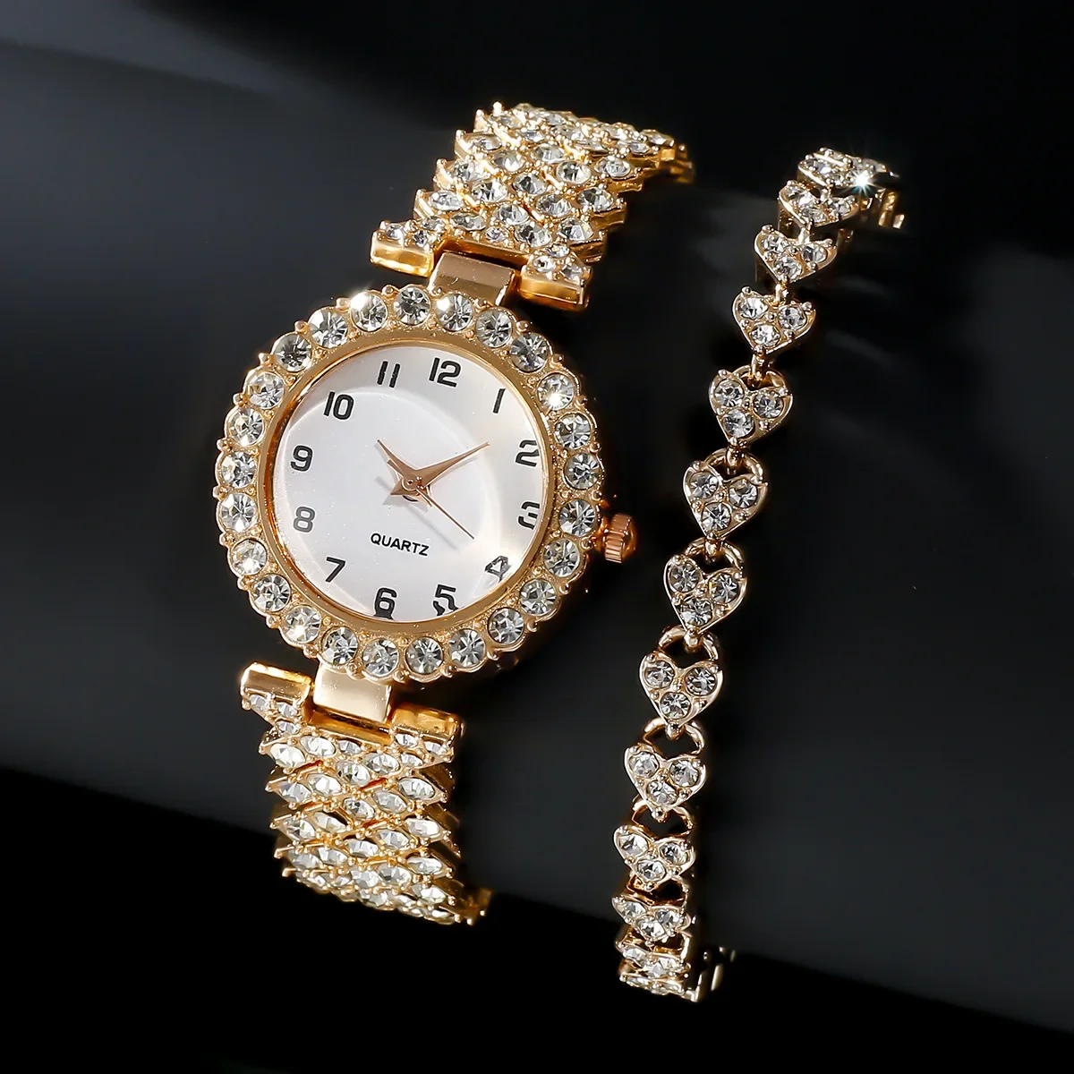 1pcs/2pcs Luxury Fashion Women - Luxury Watch Girl review and price