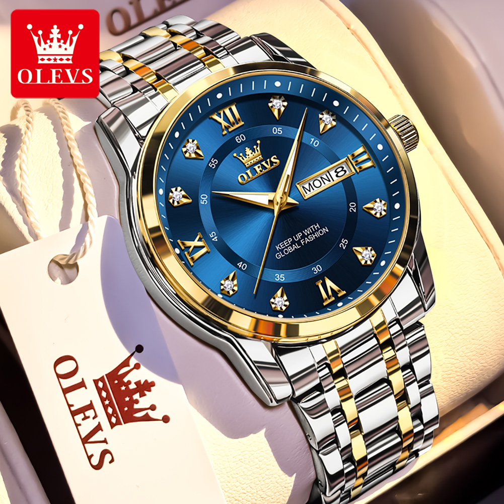 OLEVS Brand Fashion men's watc - Luxury Watch Brand review and price