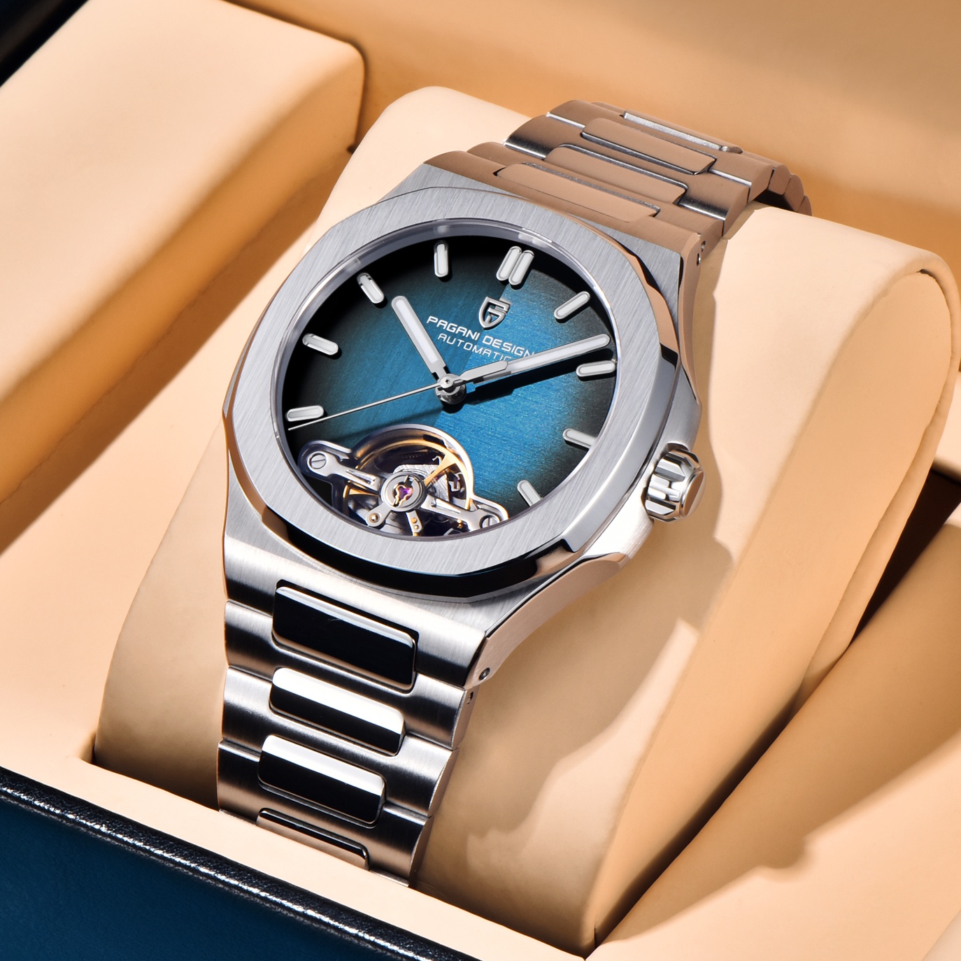 PAGANI DESIGN New Mechanical H - Luxury Watch With Rubber Strap review and price