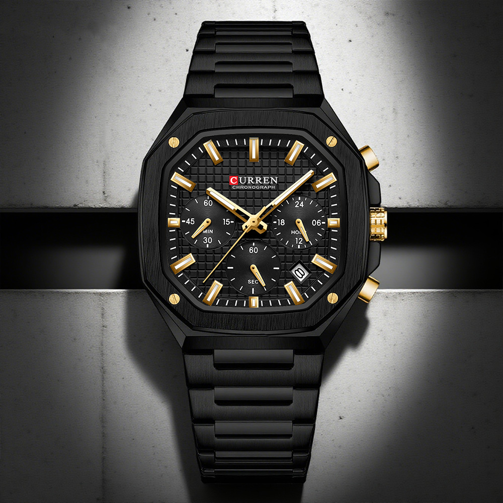 CURREN Luxury Square Chrono Wa - Luxury Watch Design review and price