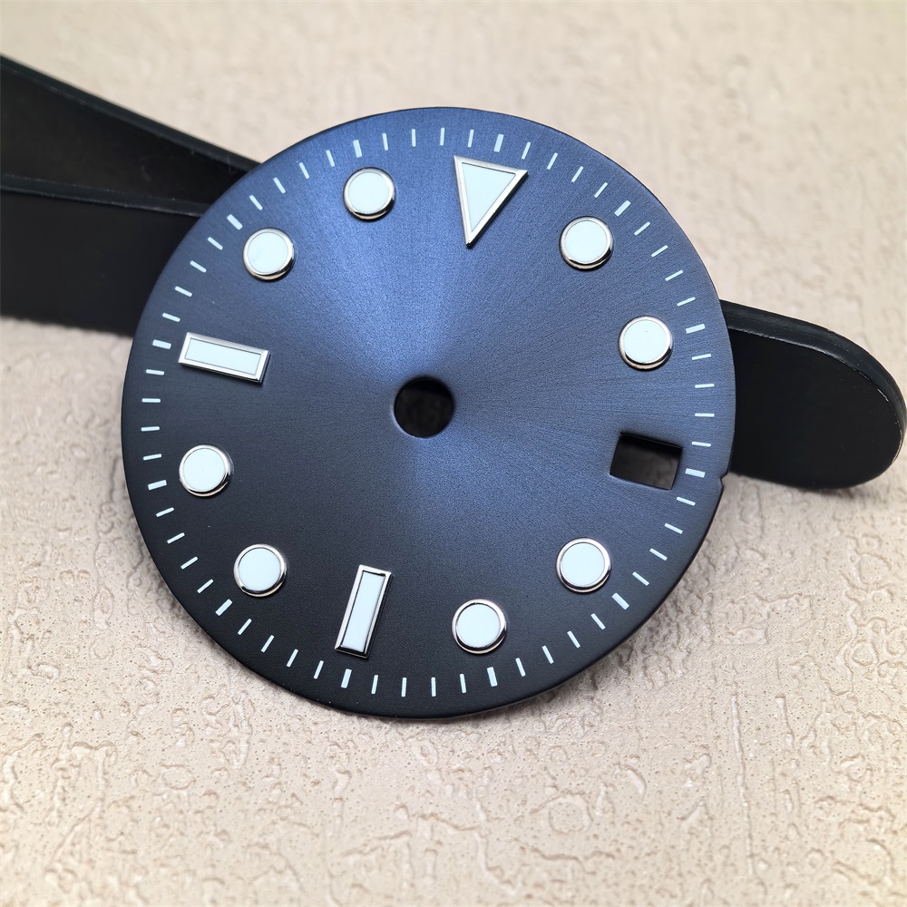 28.5mm NH35A Watch Dial Green  - Cloisonne Enamel Dial review and price