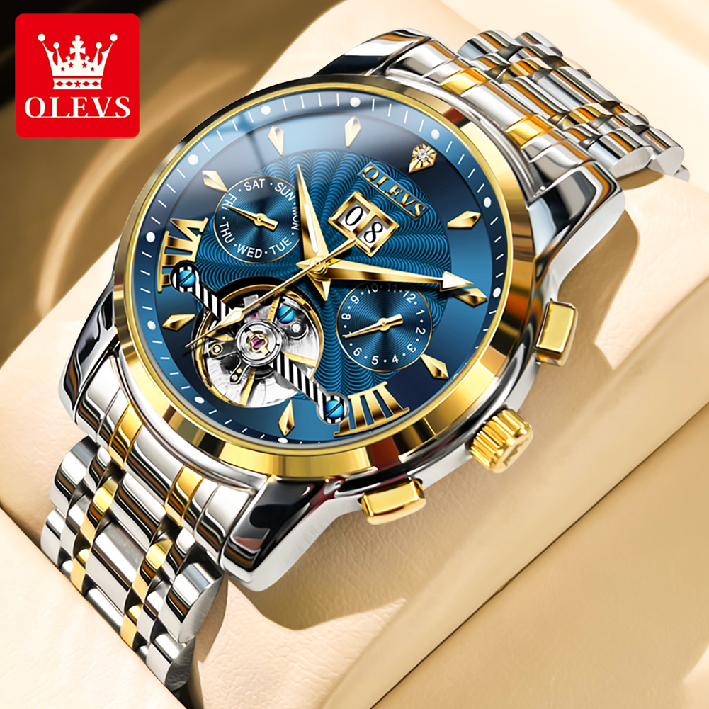 OLEVS Men Watches Luxury Fashi - Luxury Watch Display review and price