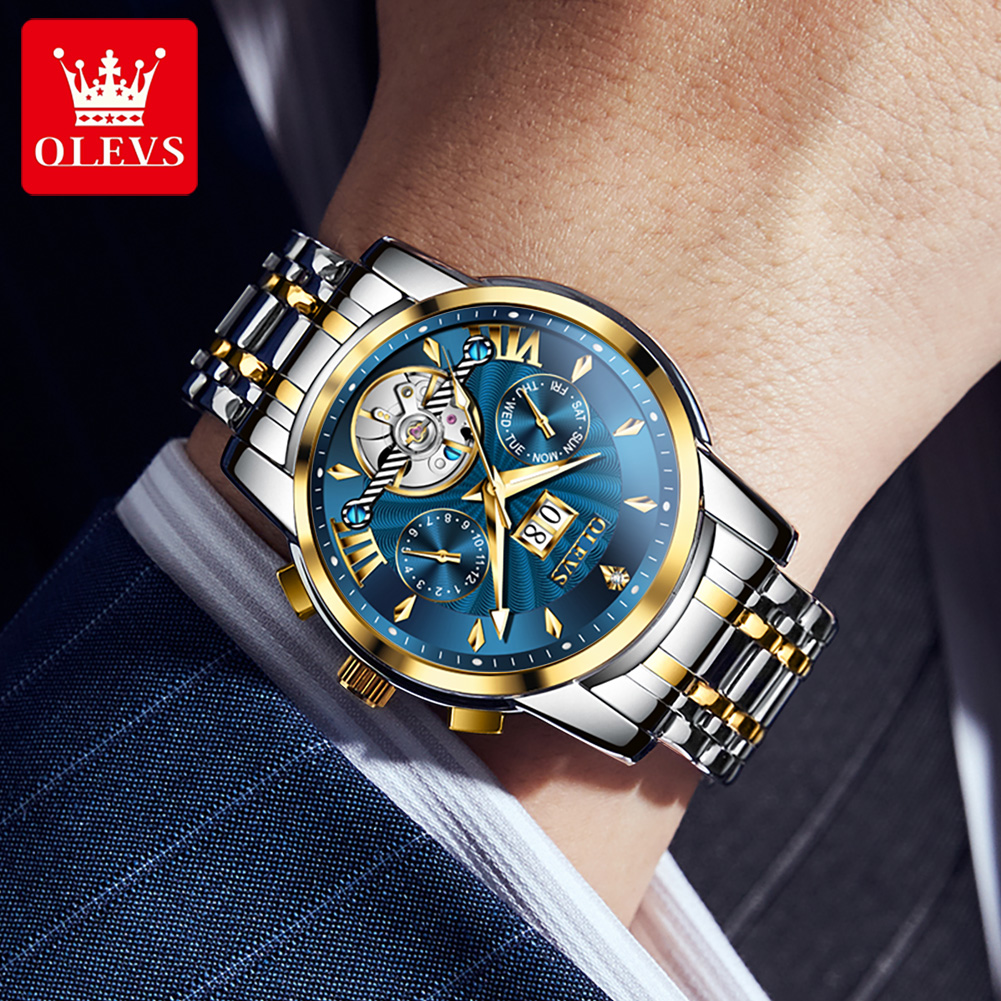 OLEVS Men Watches Luxury Fashi - Luxury Watch Display review and price