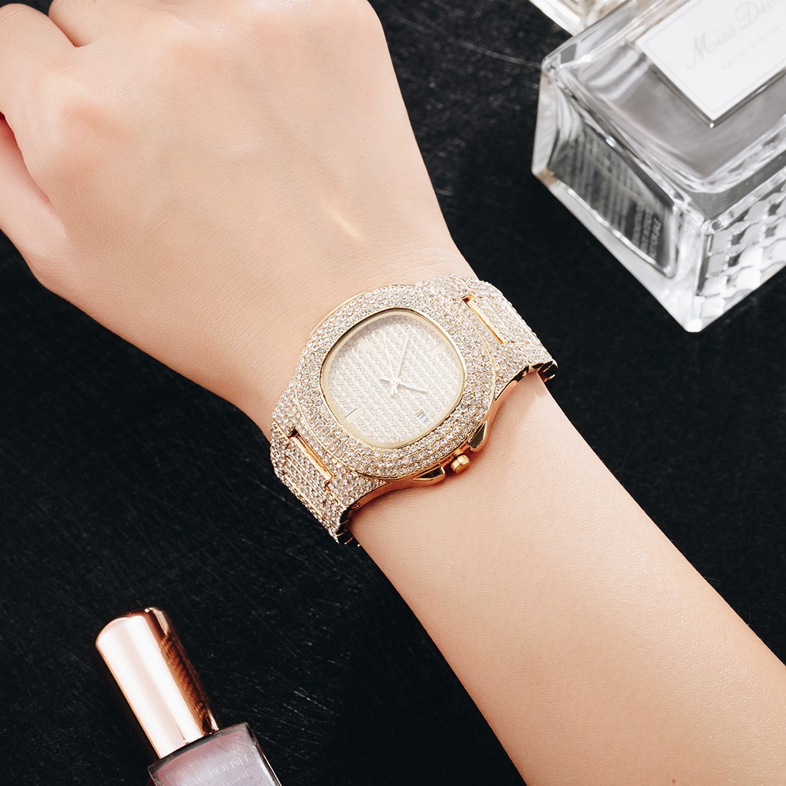 New Fashionable Full Diamond M - Luxury Watch Trading review and price