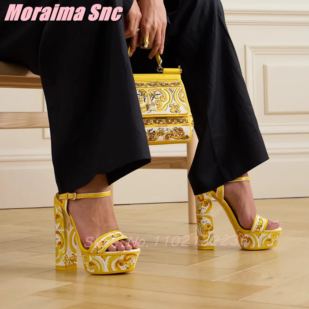 Luxury Printed Platform Sandal - Luxury Watch Girl review and price